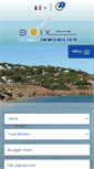 Mobile Screenshot of boix-immobilier.fr