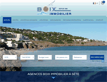 Tablet Screenshot of boix-immobilier.fr